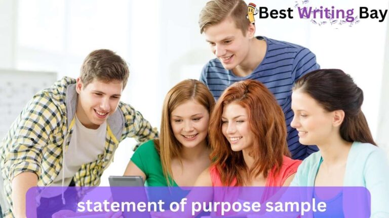 statement of purpose sample